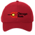 Vintage x World Team Tennis twill cap with seamless 5-panel front and retro logo in red
