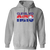 Retro Cleveland Nets pullover hoodie featuring vintage WTT tennis team logo in sport grey