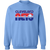 Retro Cleveland Nets crewneck pullover sweatshirt featuring vintage WTT tennis team logo in Carolina blue