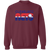 Retro Cleveland Nets crewneck pullover sweatshirt featuring vintage WTT tennis team logo in maroon