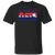 Vintage-style Cleveland Nets WTT T-shirt with retro 1970s team logo graphic in black
