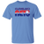 Vintage-style Cleveland Nets WTT T-shirt with retro 1970s team logo graphic in Carolina blue