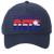 Vintage Cleveland Nets World Team Tennis twill cap with seamless 5-panel front and retro logo in navy