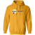 Retro Denver Racquets pullover hoodie featuring vintage WTT tennis team logo in gold