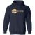 Retro Denver Racquets pullover hoodie featuring vintage WTT tennis team logo in navy