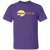 Vintage retro-style Denver Racquets WTT Tennis T-shirt with team logo in purple