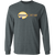 Retro Denver Racquets long sleeve shirt featuring vintage 1974 WTT team logo in  Dark Heather