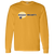 Retro Denver Racquets long sleeve shirt featuring vintage 1974 WTT team logo in Gold