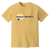 Vintage-style Denver Racquets WTT T-shirt with retro 1970s team logo graphic in mustard