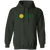 Retro Detroit Loves pullover hoodie featuring vintage WTT tennis team logo in forest green