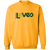 Retro Detroit Loves crewneck pullover sweatshirt featuring vintage WTT tennis team logo in gold