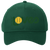 Vintage Detroit Loves World Team Tennis twill cap with seamless 5-panel front and retro logo in hunter green