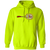 Retro Hawaii Leis pullover hoodie featuring vintage WTT tennis team logo in safety green