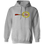 Retro Hawaii Leis pullover hoodie featuring vintage WTT tennis team logo in sport grey