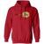 Retro Hawaii Leis pullover hoodie featuring vintage WTT tennis team logo in red