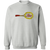 Retro Hawaii Leis crewneck pullover sweatshirt featuring vintage WTT tennis team logo in sport grey