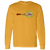 Vintage-style Hawaii Leis WTT long sleeve T-shirt with retro 1970s tennis team logo graphic in gold