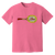 Vintage-style Hawaii Leis WTT T-shirt with retro 1970s team logo graphic in crunchberry