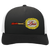 Vintage Hawaii Leis World Team Tennis trucker cap with seamless 5-panel front and retro logo in black/white