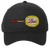 Vintage Hawaii Leis World Team Tennis twill cap with seamless 5-panel front and retro logo in black