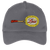 Vintage Hawaii Leis World Team Tennis twill cap with seamless 5-panel front and retro logo in charcoal grey