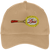 Vintage Hawaii Leis World Team Tennis twill cap with seamless 5-panel front and retro logo in khaki