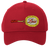 Vintage Hawaii Leis World Team Tennis twill cap with seamless 5-panel front and retro logo in red