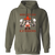 Retro Houston E-Z Riders pullover hoodie featuring vintage WTT tennis team logo in military green