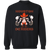Retro Houston E-Z Riders crewneck pullover sweatshirt featuring vintage WTT tennis team logo in black