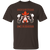 Vintage-style Houston E-Z Riders WTT T-shirt with retro 1970s team logo graphic in brown