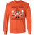 Retro Houston E-Z Riders long sleeve shirt featuring vintage WTT tennis team logo in orange