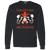 Retro Houston E-Z Riders long sleeve shirt featuring vintage WTT tennis team logo in black