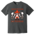 Vintage-style Houston E-Z Riders WTT T-shirt with retro 1970s team logo graphic in graphite
