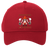 Vintage Houston E-Z Riders World Team Tennis twill cap with seamless 5-panel front and retro logo in red