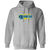 Retro Kansas City Explorers pullover hoodie featuring vintage WTT tennis team logo in sport grey