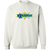 Retro Kansas City Explorers crewneck pullover sweatshirt featuring vintage WTT tennis team logo in white