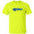 Vintage-style Kansas City Explorers WTT T-shirt with retro 1970s team logo graphic in safety green
