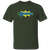 Vintage-style Kansas City Explorers WTT T-shirt with retro 1970s team logo graphic in forest green