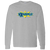 Retro Kansas City Explorers long sleeve shirt featuring vintage WTT tennis team logo in sport grey