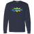 Retro Kansas City Explorers long sleeve shirt featuring vintage WTT tennis team logo in navy