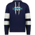 Kansas City Explorers WTT Tennis Athletic Fleece Hoodie in Navy/White