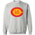 Retro Los Angeles Strings crewneck pullover sweatshirt featuring vintage WTT tennis team logo in sport grey