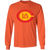 Retro Los Angeles Strings long sleeve shirt featuring vintage WTT tennis team logo in orange