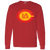 Retro Los Angeles Strings long sleeve shirt featuring vintage WTT tennis team logo in red