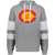 Los Angeles Strings WTT Tennis Athletic Fleece Hoodie in Charcoal Heather/White