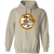 Retro Minnesota Buckskins pullover hoodie featuring vintage WTT tennis team logo in sand