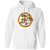 Retro Minnesota Buckskins pullover hoodie featuring vintage WTT tennis team logo in white