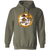 Vintage Minnesota Buckskins pullover hoodie featuring vintage WTT tennis team logo in military green