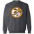 Retro Minnesota Buckskins crewneck pullover sweatshirt featuring vintage WTT tennis team logo in dark heather