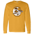 Retro Minnesota Buckskins long sleeve shirt featuring vintage WTT tennis team logo in gold